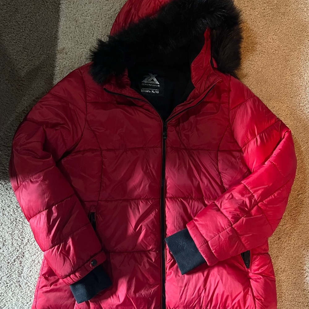 ZeroXposur Red puffer coat